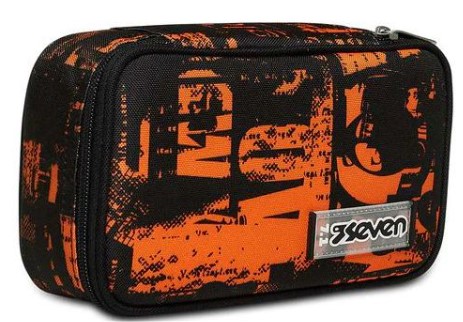 Astuccio scuola Seven Quick Case Freethink Boy Orange
